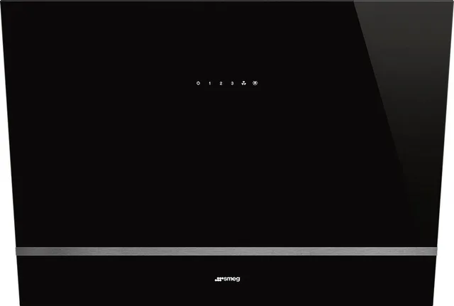KV28N - Wandafzuigkap - 80 cm - Glas - Schuine Afzuigkap - 666 m³/u - Touch Control - LED Verlichting - Energieklasse A