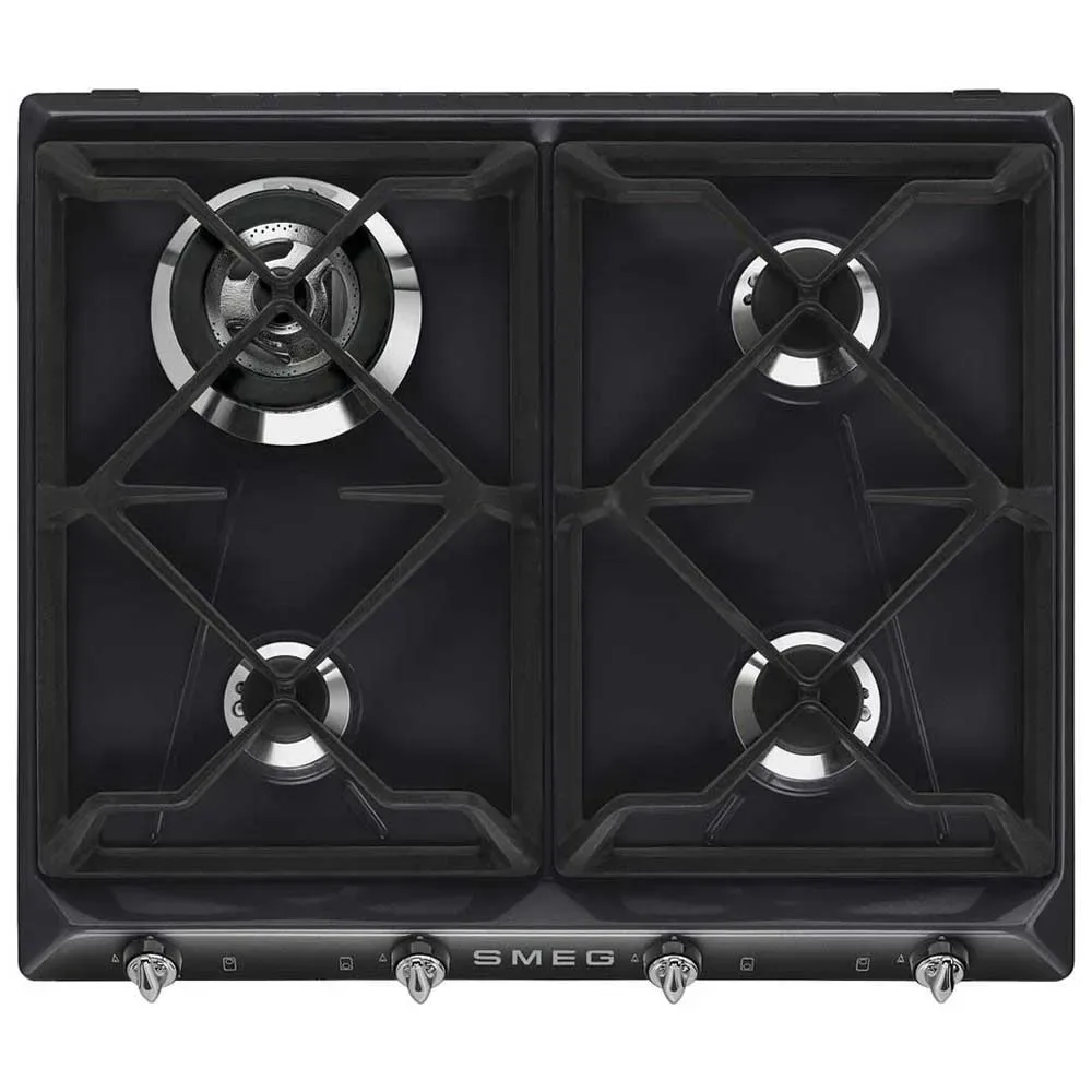 Plaque De Verre à Gaz Sr964ngh 60 Cm 4 Feux fra Smeg – produktbillede