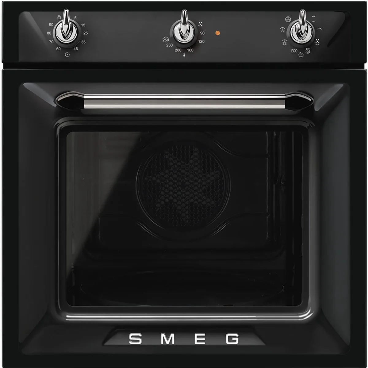 Victoria Sf6905 70l Multifunktionsovn fra Smeg i Sort – produktbillede