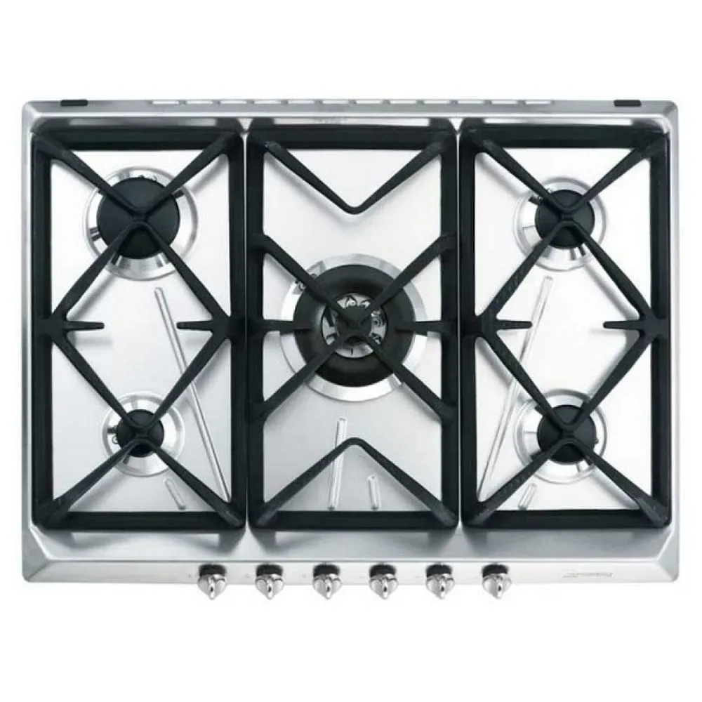 Contemporanea Srv576gh5 70- Gaskomfur 75 Cm fra Smeg – produktbillede