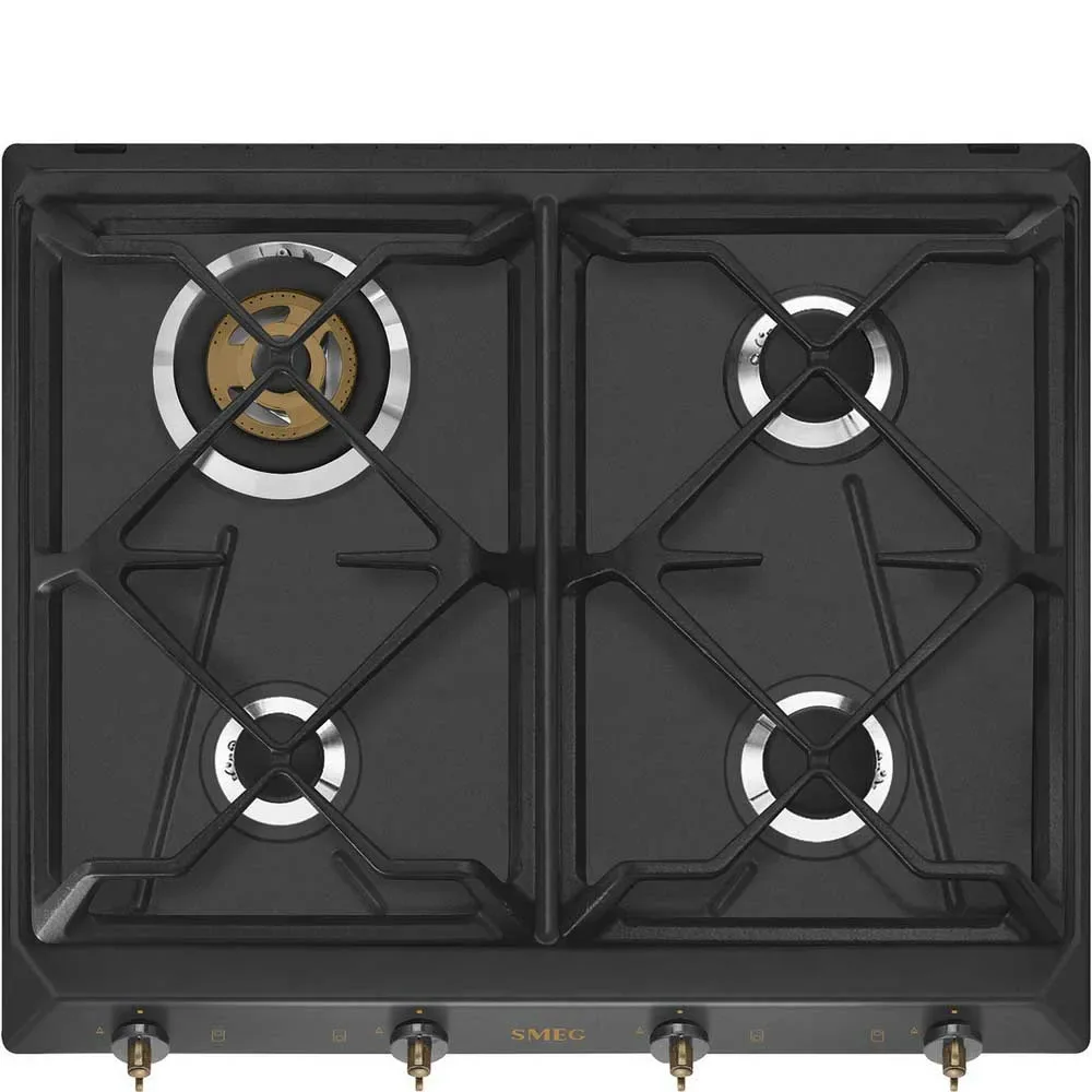Srv864aogh 60 Cm Gaskomfur 4 Blus fra Smeg – produktbillede
