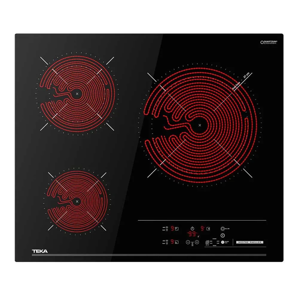 Plaque Vitrocéramique Tbc 63620 Ttc 60 Cm 3 Feux de Teka – photo produit