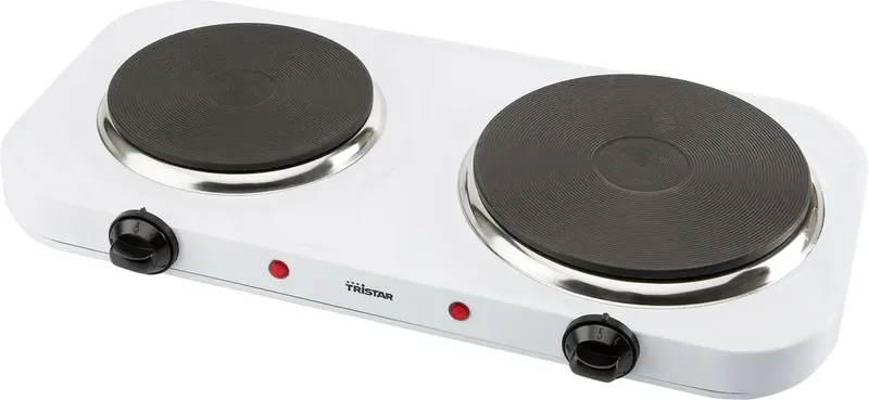 Double plaque de cuisson Tristar KP-6245 de Tristar en Blanc – photo produit