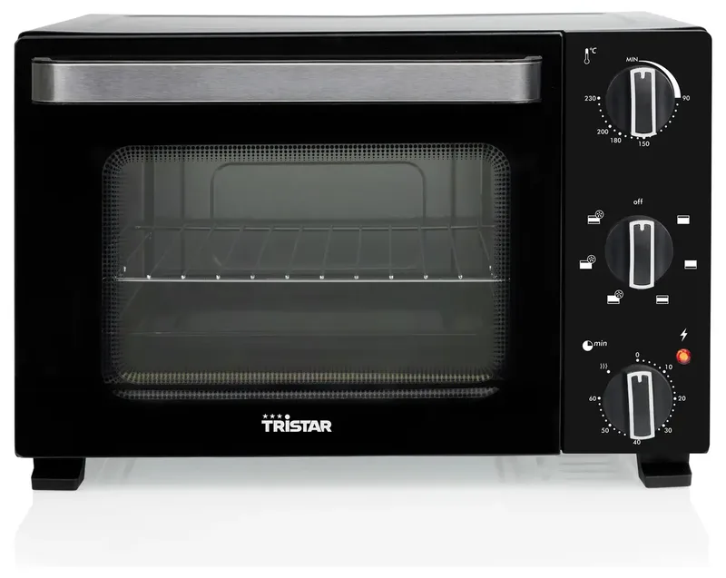 OV-3652 - Convectie Oven - 20L - 800W - Vrijstaand van Tristar in Zwart – productfoto 2 van 2