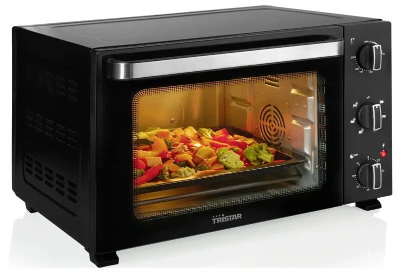 OV-3660 - Convectie Oven - 38L - 1800W - Vrijstaand van Tristar in Zwart – productfoto 2 van 2