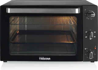 Vrijstaande oven OV-3640 - Bakoven 2000W - 60L - 90 tot 230⁰C - 5 Voorgeprogrameerde standen van Tristar in Zwart – productfoto 1 van 2