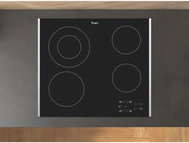 AKT 8130 BA - Keramisch kookplaat by Whirlpool in Black – product photo