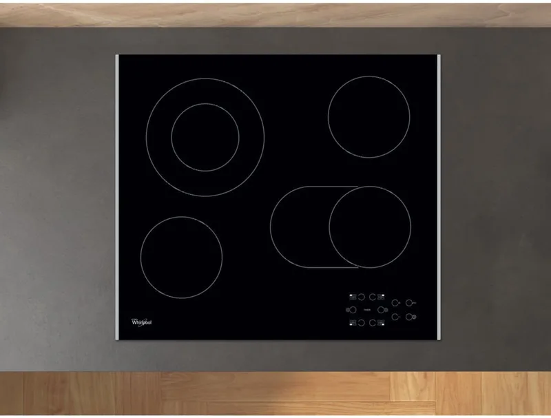 AKT8210LX - Keramisch kookplaat by Whirlpool in Black – product photo