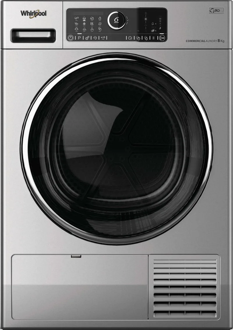 AWZ 8HPS/PRO wasdroger Vrijstaand Voorbelading 8 kg de Whirlpool en Argent – photo produit