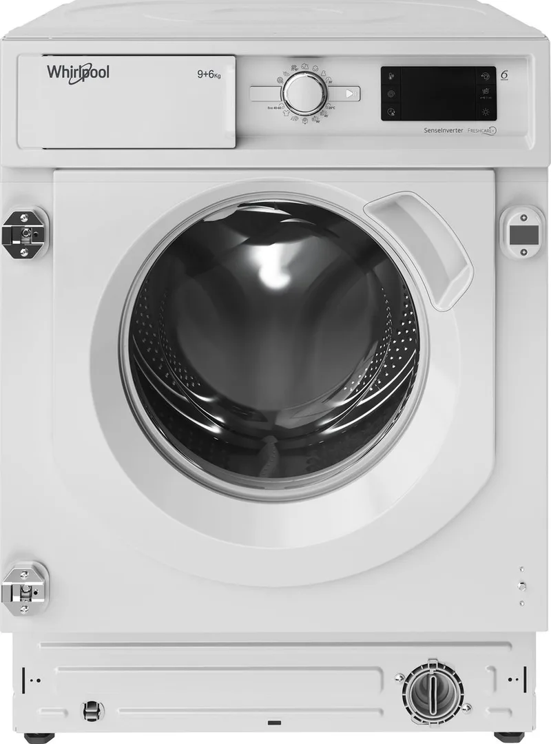 BI WDWG 961485 EU - Was-droogcombinatie - Inbouw - Voorbelading - Wassen en drogen - 9 kg by Whirlpool in White – product photo