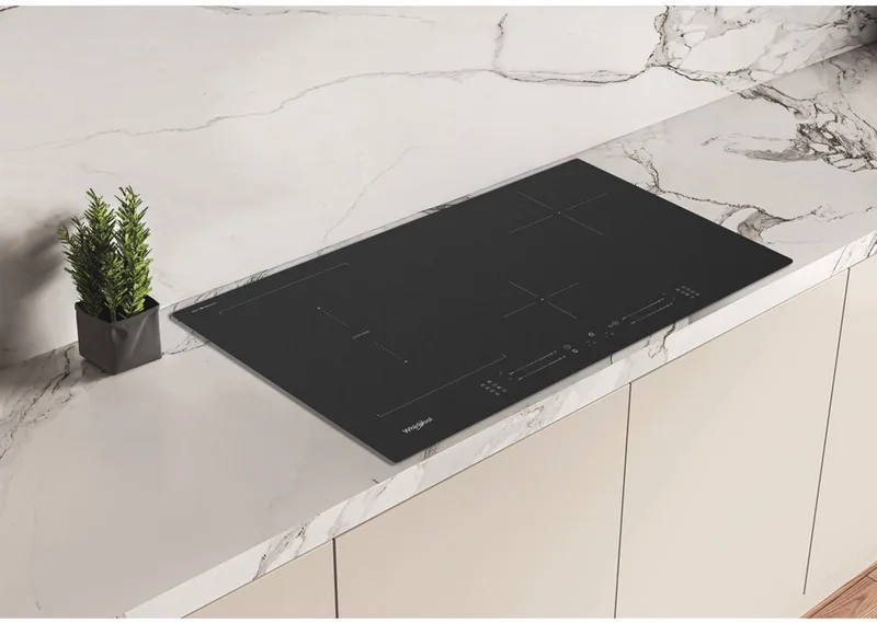 CleanProtect WL S3777 NE BM Ingebouwd 77 cm Inductiekookplaat zones 4 zone(s) de Whirlpool en Noir – photo produit