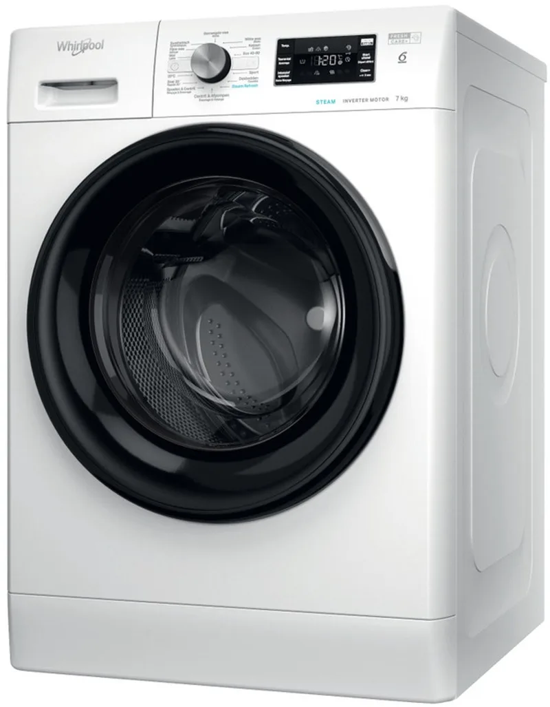 FFBBE 7469 BV wasmachine Voorlader 7 kg 1400 RPM by Whirlpool in White – product photo