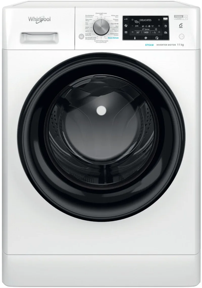 FFD 11489E BV BE - Wasmachine - 11 kg - 1400 toeren von Whirlpool in Weiß – Produktfoto