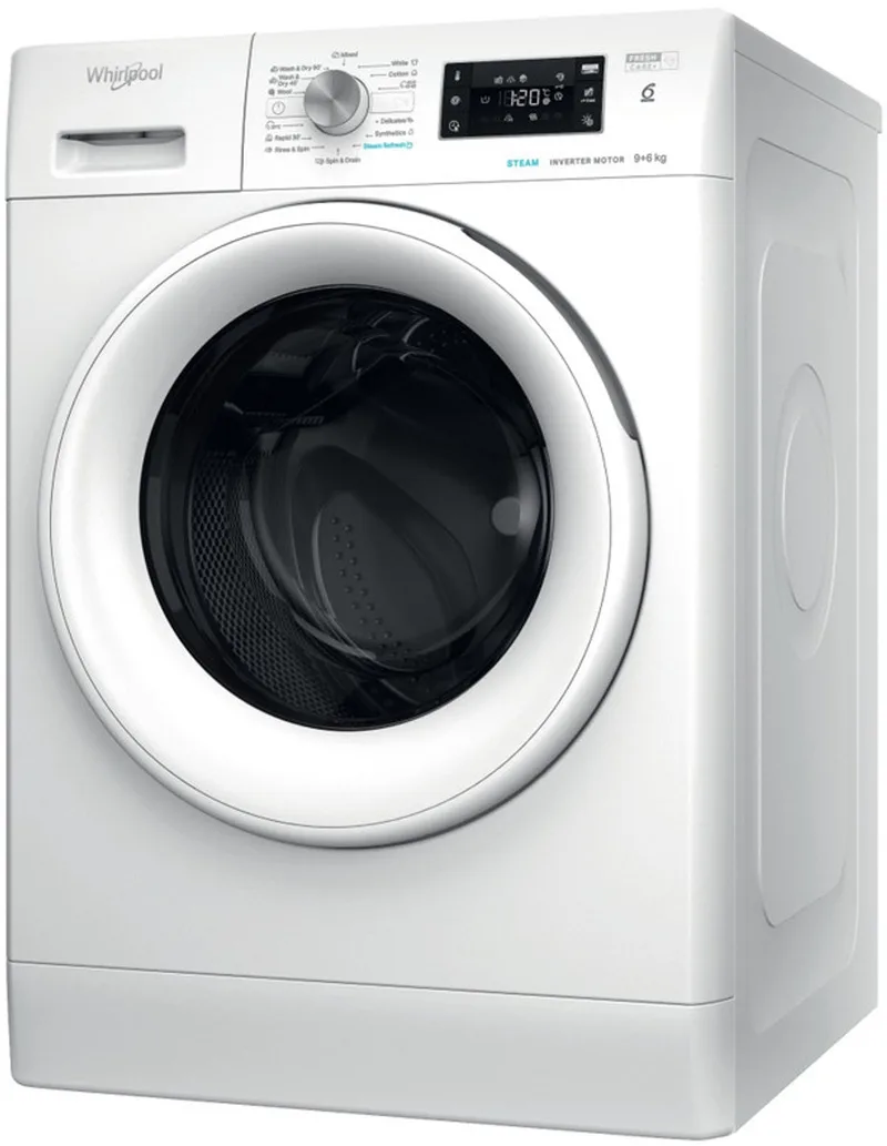 FFWDB 964489 WV EE Was-droogcombinatie Vrijstaand Voorlader von Whirlpool in Weiß – Produktfoto