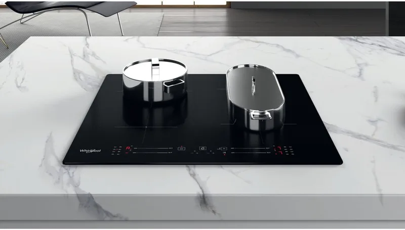 inductiekookplaat wbs2560ne de Whirlpool en Noir – photo produit