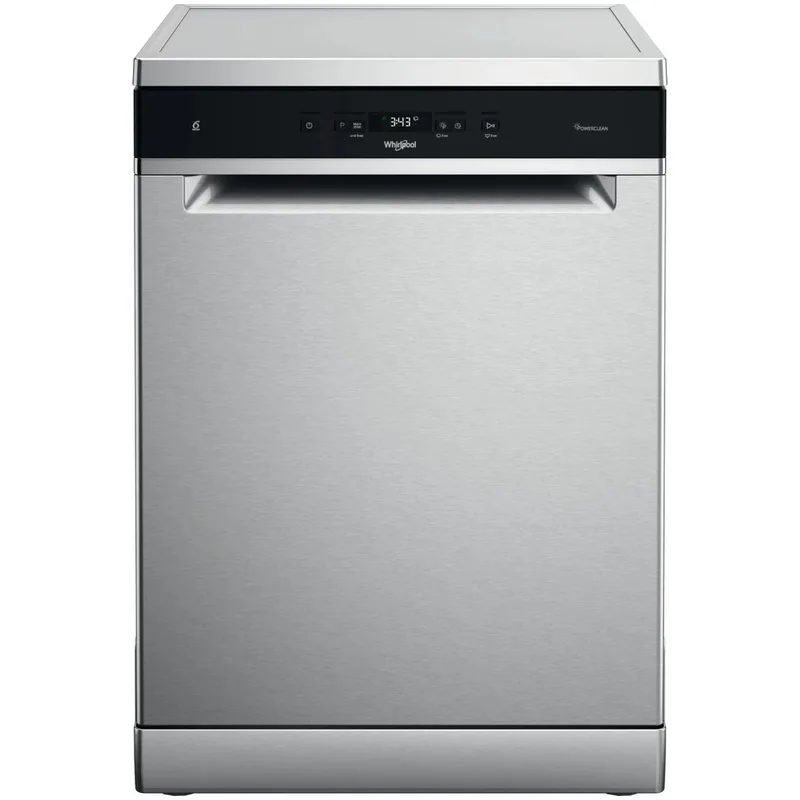 W3F D634 X Vrijstaande vaatwasser Grijs van Whirlpool – productfoto