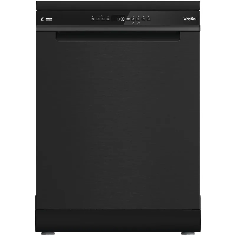 W8F HP51BS MaxiSpace Privilege Vrijstaande vaatwasser Zwart van Whirlpool – productfoto