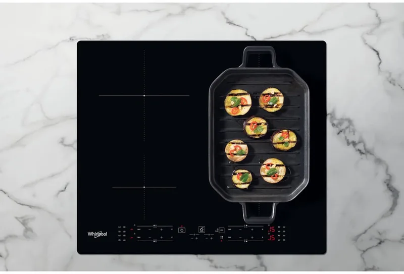 WB B8360 NE Ingebouwd 59 cm Inductiekookplaat zones 4 zone(s) by Whirlpool in Black – product photo