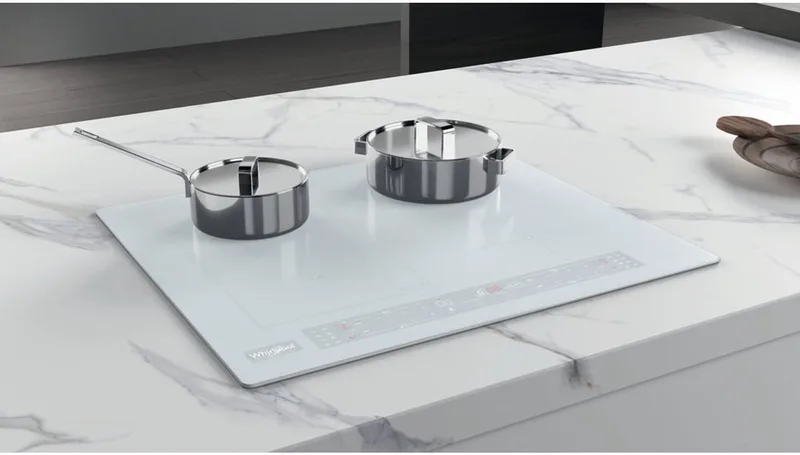 WL B4560 NE/W Ingebouwd 59 cm Inductiekookplaat zones 4 zone(s) by Whirlpool in White – product photo