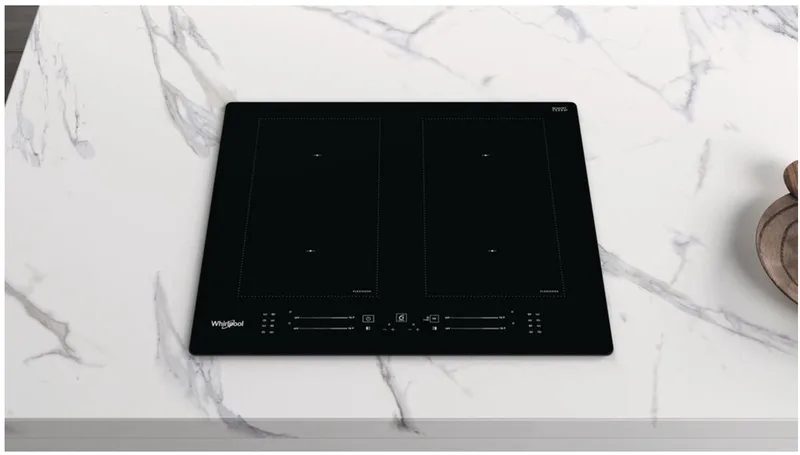 WL S1360 NE Ingebouwd 59 cm Inductiekookplaat zones 4 zone(s) de Whirlpool en Noir – photo produit