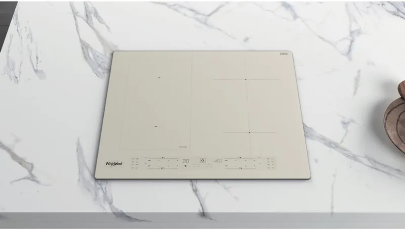 WLB6860NE/S Ingebouwd Inductiekookplaat zones 4 zone(s) by Whirlpool in Silver – product photo