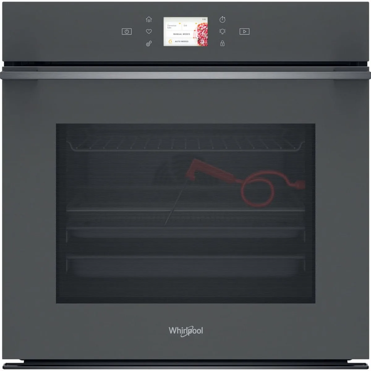 WOI118FPT2SSMA - Inbouwoven - 73 liter - Energielabel A - hetelucht by Whirlpool in Grey – product photo