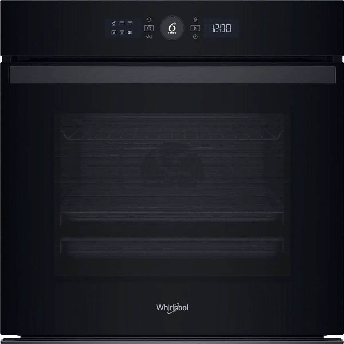 WOI4S8HM2SBA - Inbouwoven - 73 liter - Energielabel A - 3450 W - stoomfunctie - Airfryerfunctie by Whirlpool in Black – product photo