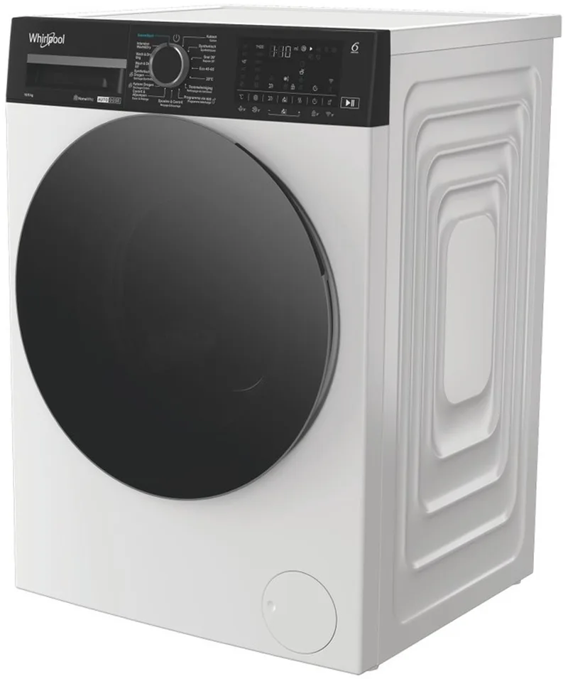 WPD 0649W ADS BE Was-droogcombinatie Vrijstaand Voorlader by Whirlpool in White – product photo