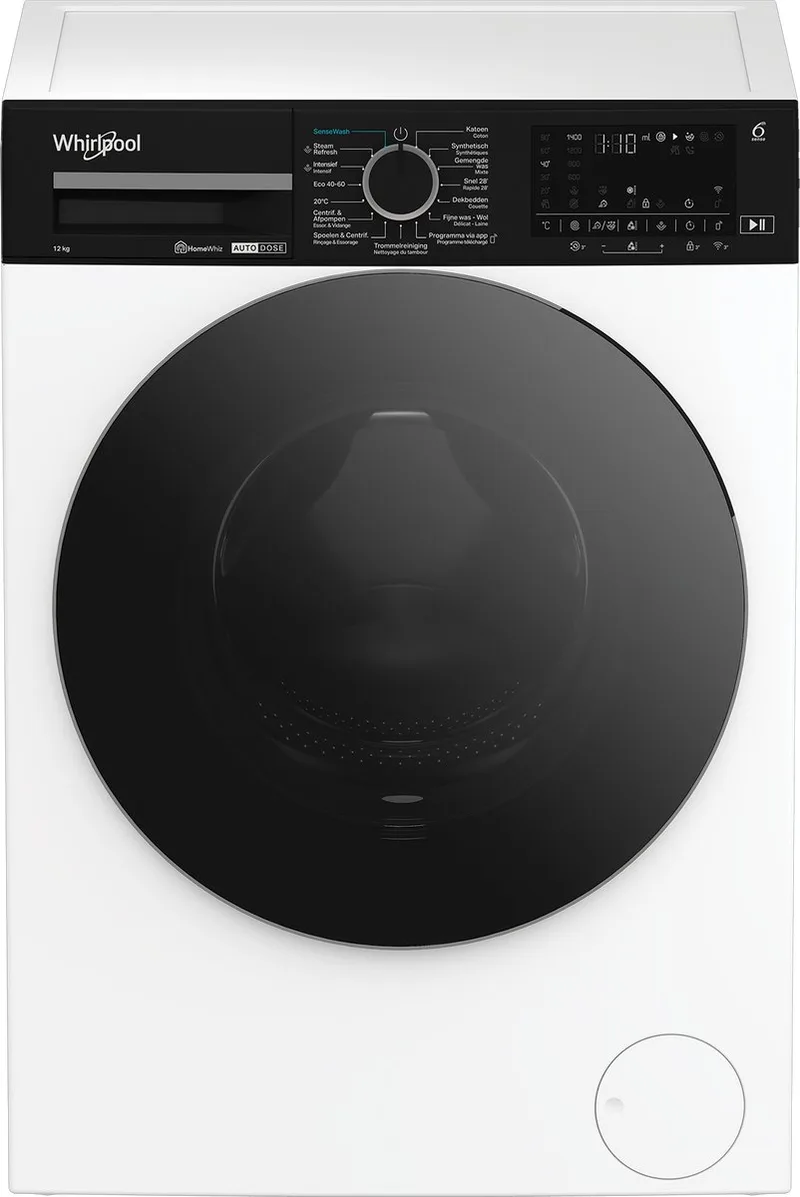 WPM 27W ADS BE - Wasmachine - Voorbelading - 12 kg - 1400 RPM by Whirlpool in White – product photo