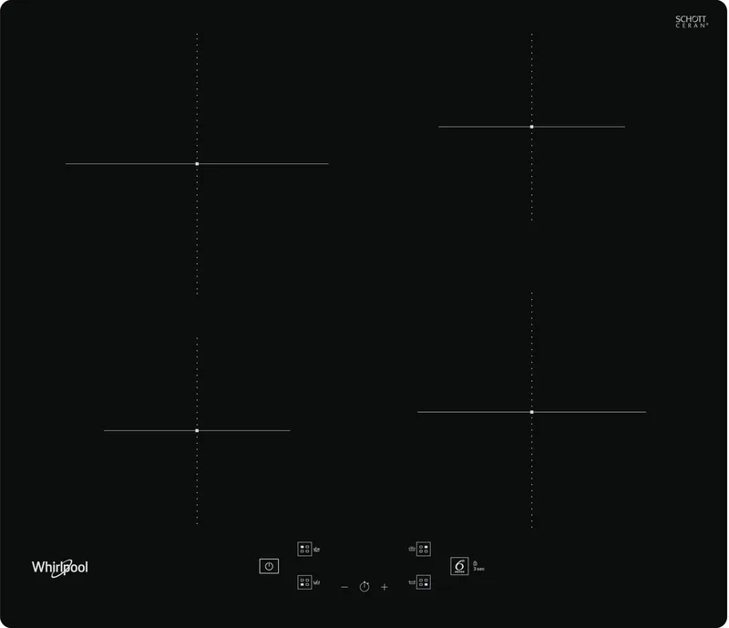 WS Q2160 NE - Inductie kookplaat de Whirlpool en Noir – photo produit
