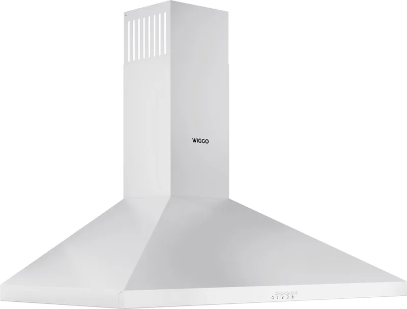 WE-A930P(W) – Wandschouw Afzuigkap 90 cm – 680 m³/h – LED Verlichting – Energieklasse A – 5 jaar garantie by Wiggo in White – product photo