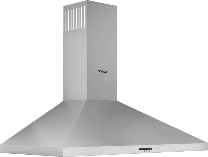 WE-A930P(X) – Wandschouw Afzuigkap 90 cm – 680 m³/h – LED Verlichting – Energieklasse A – 5 jaar garantie by Wiggo in Roestvrijstaal – product photo