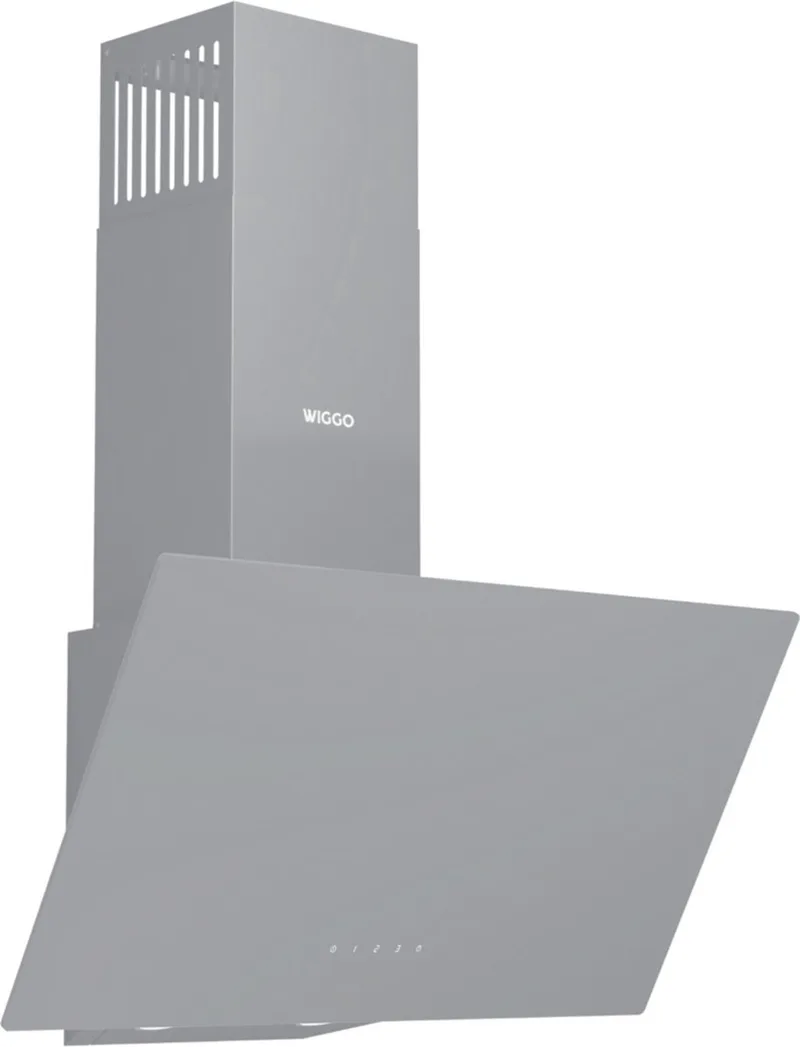 WE-A941G(G)- Schuine Afzuigkap - 90cm - 650m³/h - LED - klasse A - 5 jaar garantie - Glas de Wiggo en Gris – photo produit