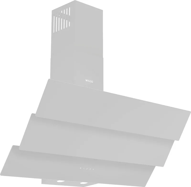 WE-B943G(W) – Schuine Afzuigkap 90 cm – Triple Glas – A+ Energieklasse – Touch Control – Eco+ Design – 5 jaar garantie van Wiggo in Wit – productfoto