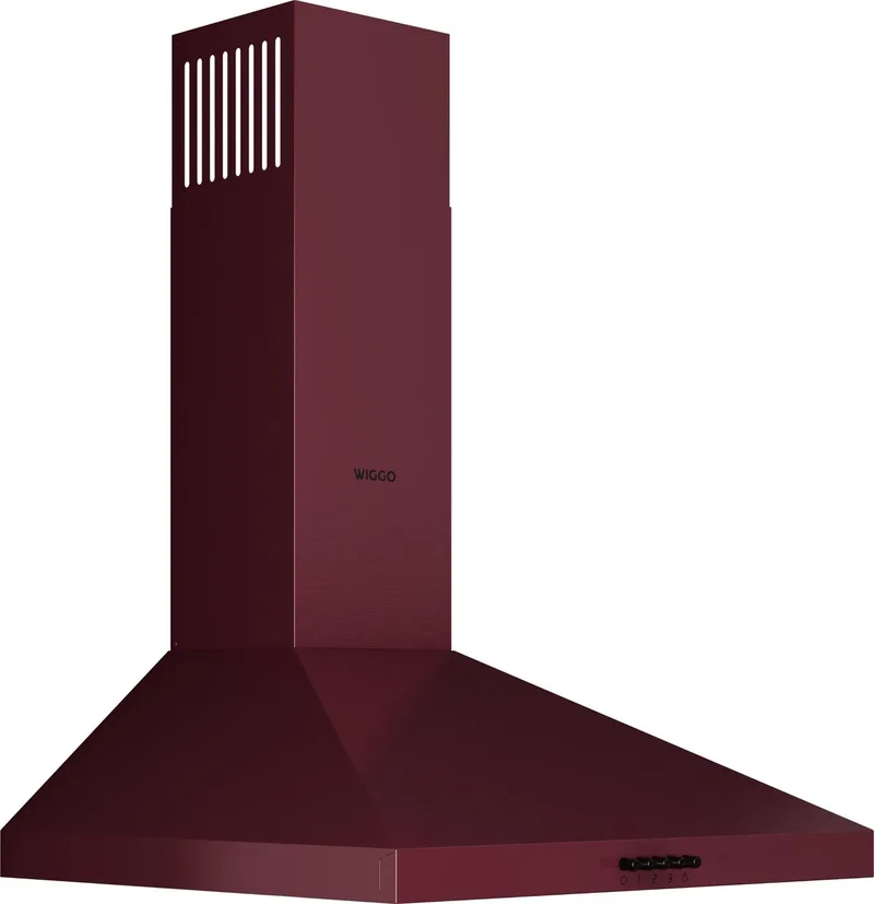 WE-E643R(RB) - Wandschouw Afzuigkap - 60 cm by Wiggo in Red – product photo