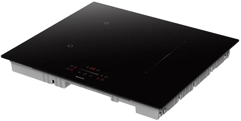 WH-B625IRS(B) – Inbouw Inductiekookplaat – 60 cm – 4+1 kookzones met bridgefunctie – 7200W – 9 standen slide control – Boostfunctie – Touch Control – Timer – Kinderslot – 5 jaar garantie by Wiggo in Black – product photo